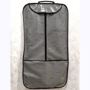 Vintage Lancôme Hanging Garment Bag Logo Stripe Travel Clothing Luggage Luxury